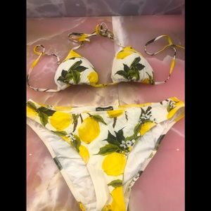Dolce and Gabbana Lemon print bathing suit